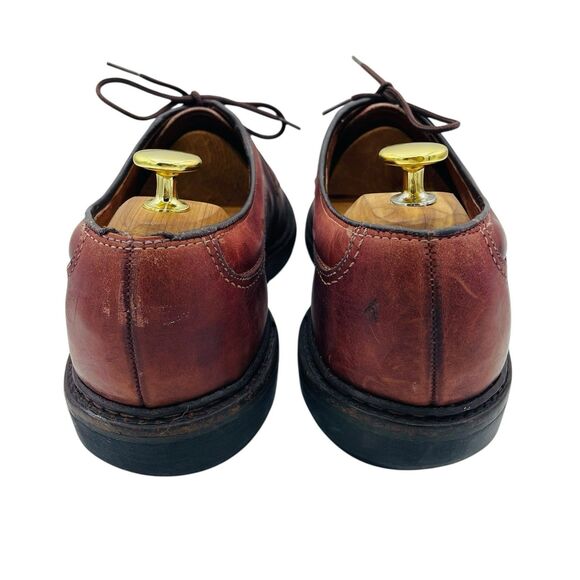 Allen Edmonds Derby Shoe Men\'s 10 D Wilbert Brown Leather Casual Split-Toe 1930 main image 7